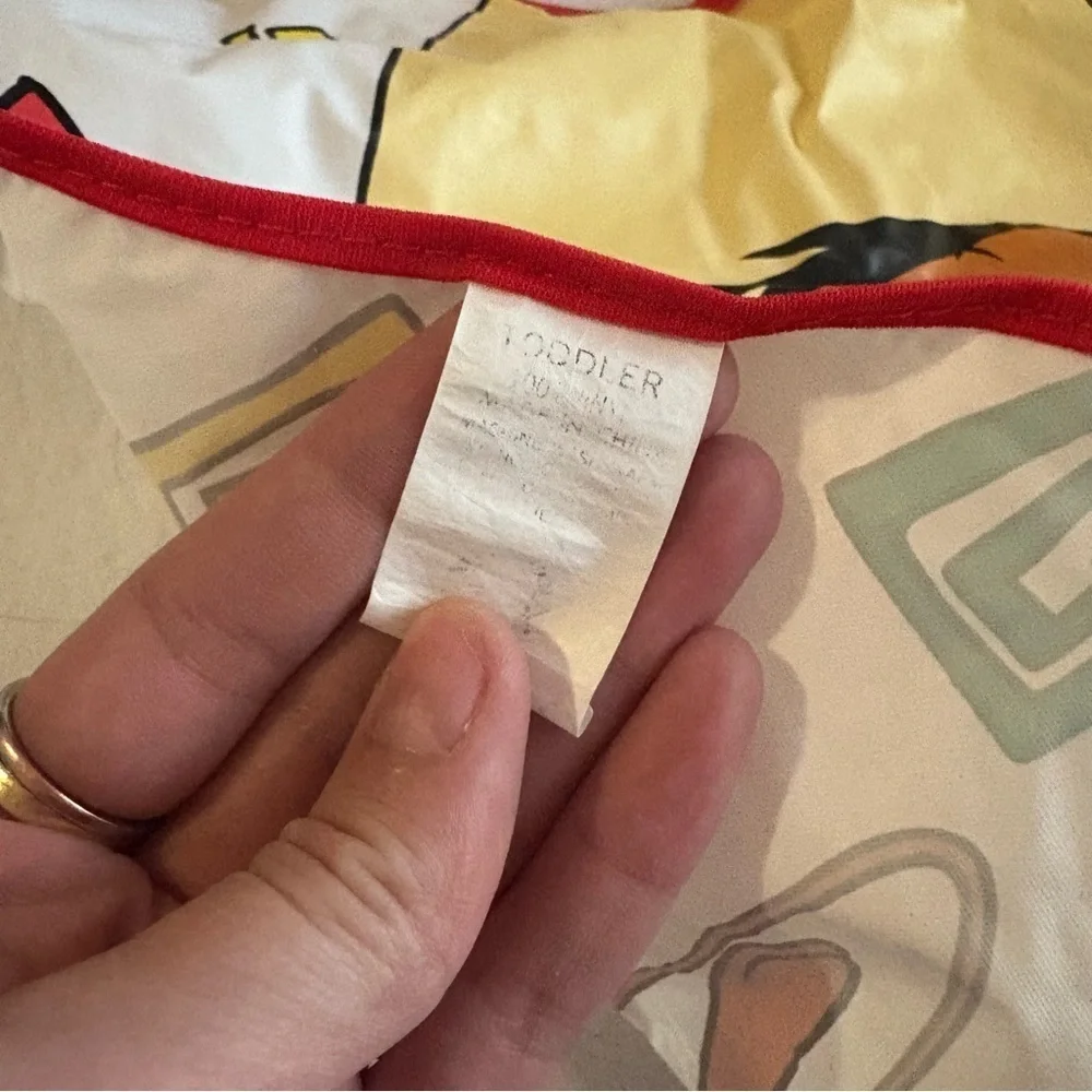 Vintage 1993 Speedy Gonzalez Wipeable Toddler Bib